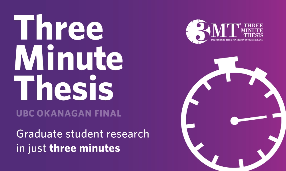 UBC Okanagan Three Minute Thesis Final - image
