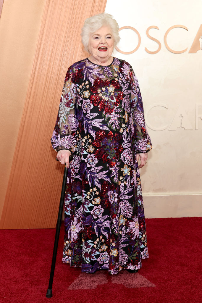 June Squibb attends the 97th Annual Oscars at Dolby Theatre on March 02, 2025 in Hollywood, California.