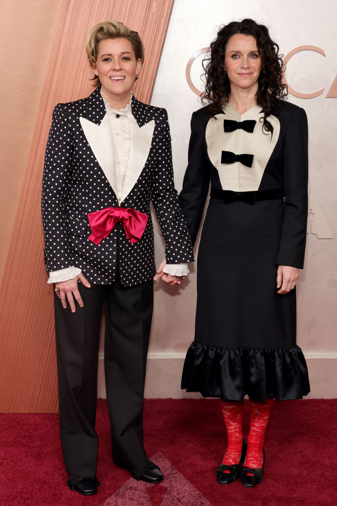 (L-R) Brandi Carlile and Catherine Shepherd attend the 97th Annual Oscars at Dolby Theatre on March 02, 2025 in Hollywood, California.