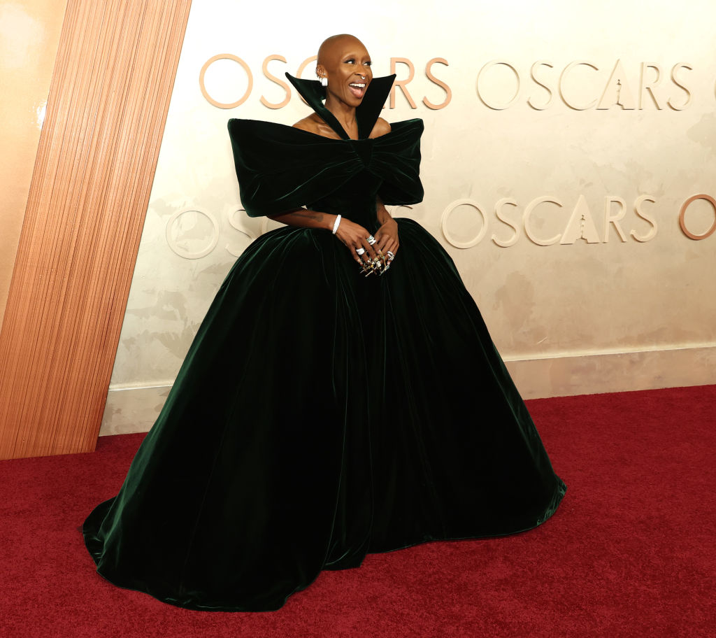 Cynthia Erivo attends the 97th Annual Oscars at Dolby Theatre on March 02, 2025 in Hollywood, California.