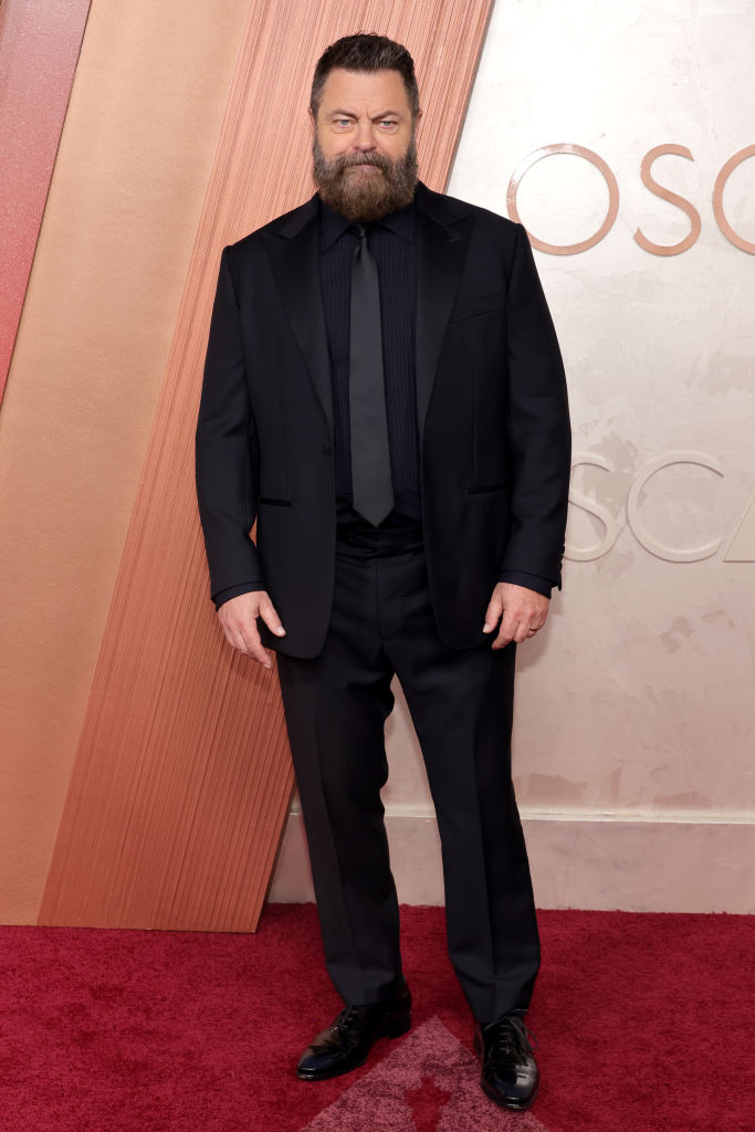 Nick Offerman attends the 97th Annual Oscars at Dolby Theatre on March 02, 2025 in Hollywood, California.