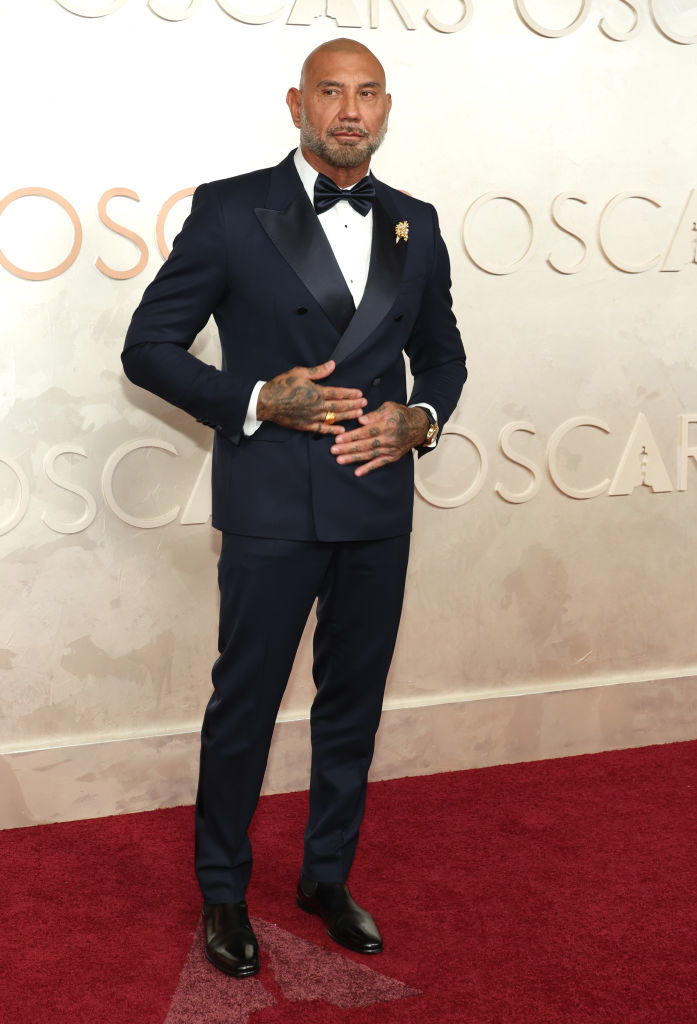 Dave Bautista attends the 97th Annual Oscars at Dolby Theatre on March 02, 2025 in Hollywood, California.