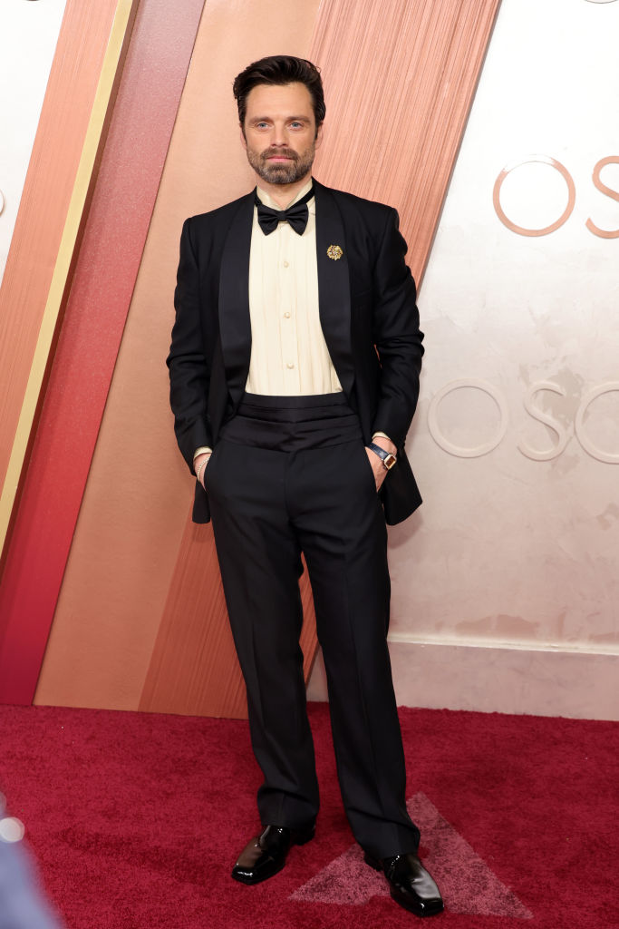 Sebastian Stan attends the 97th Annual Oscars at Dolby Theatre on March 02, 2025 in Hollywood, California.