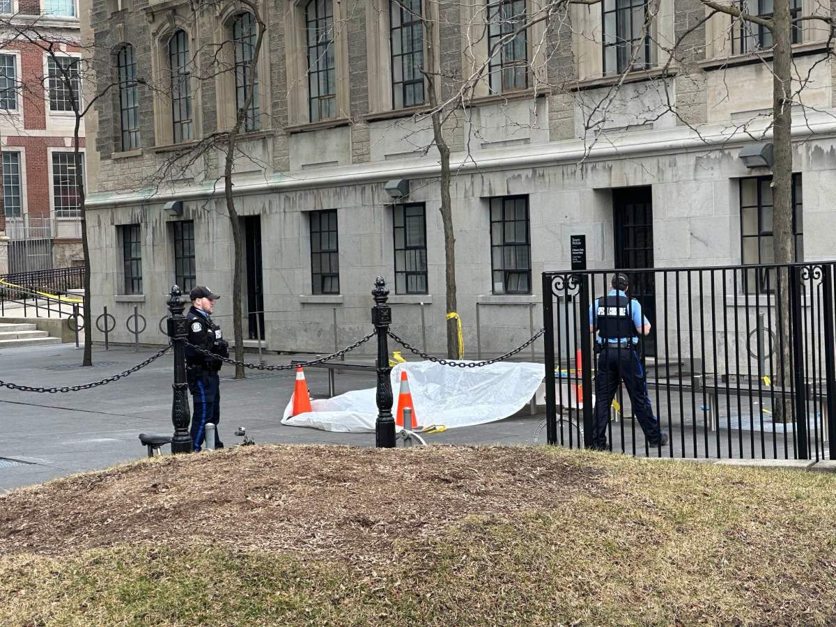 Toronto police discovered a body on U of T's downtown campus.