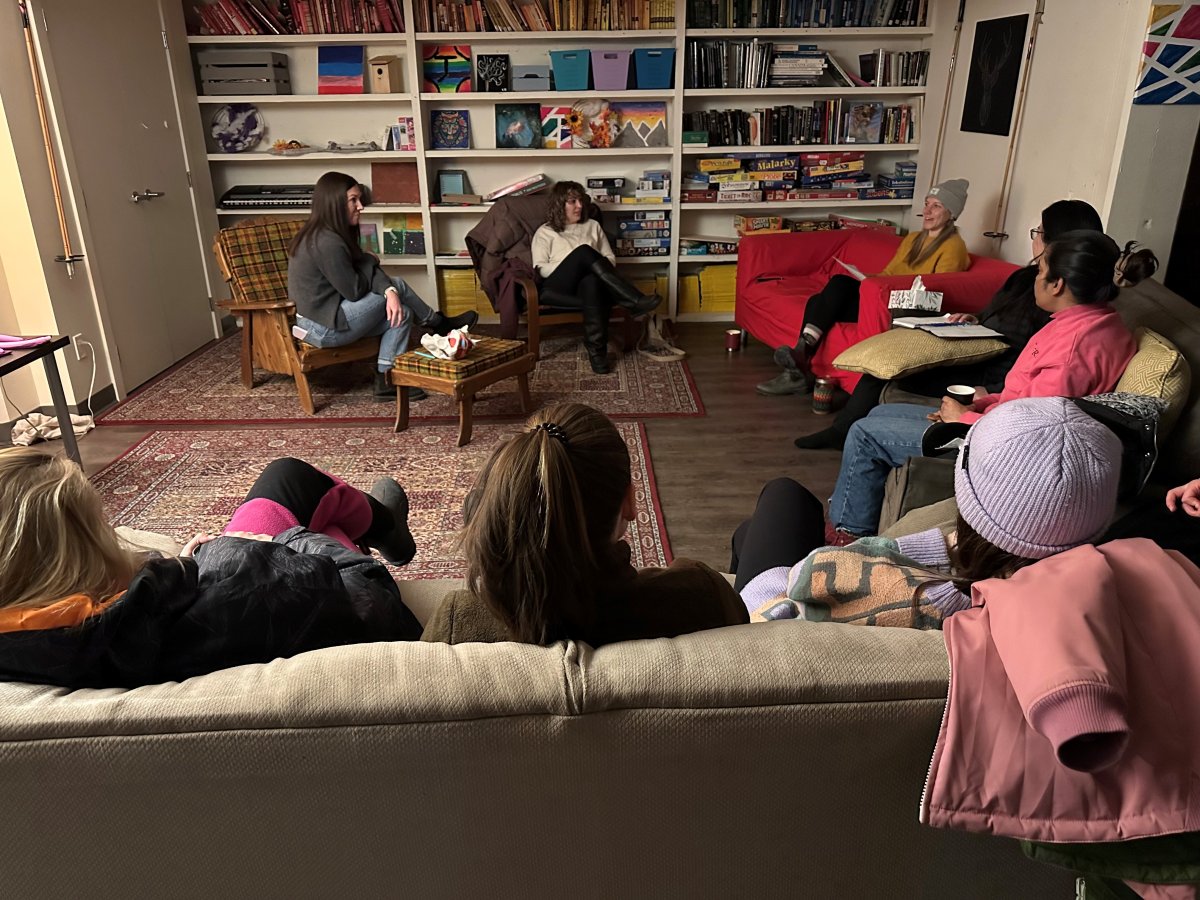 Women in Calgary attend a support group for endometriosis, PCOS and fibroids in March 2925.