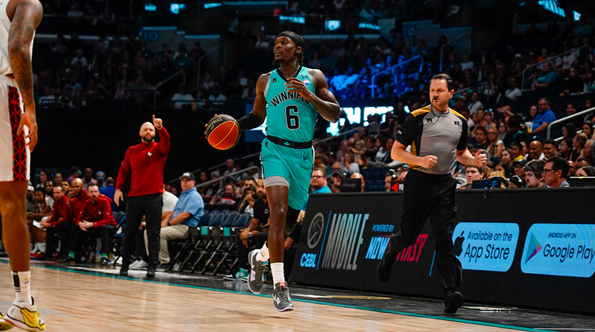 Guard Alex Campbell with the Winnipeg Sea Bears.