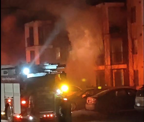 Firefighters were called out to the fire, in the 99 Block of Copperstone Park, around 5:15 a.m. and it took them about 20 minutes to get it under control.