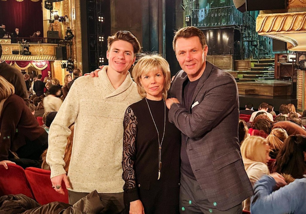 Maxim Naumov and his late parents Evgenia Shishkova and Vadim Naumov.
