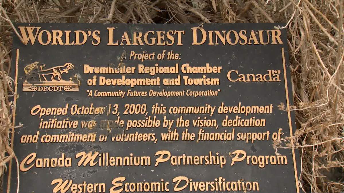 Tyra the Tyrannosaurus is affectionately billed as "The World's Largest Dinosaur."