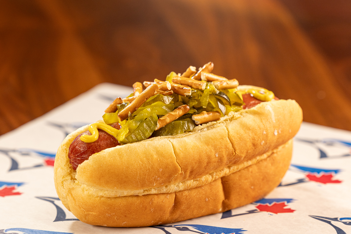 The Crunchy Pickle Hot Dog.