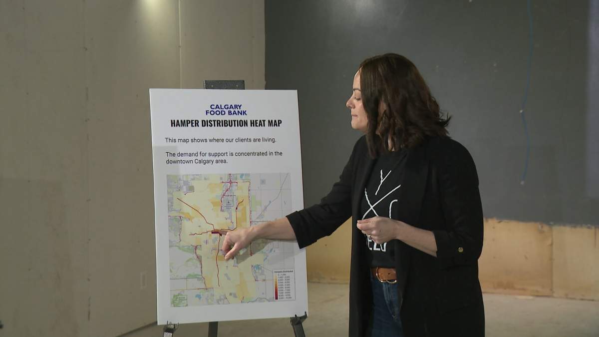 The CEO of the Calgary Food Bank, Melissa From, said the new location will be just steps away from the city's C-train, making it a lot more accessible to many clients, especially to those in the beltline or downtown core.