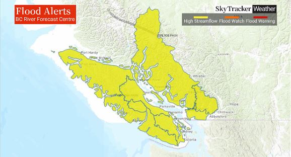 Atmospheric river set to douse B.C.’s South Coast this weekend - image
