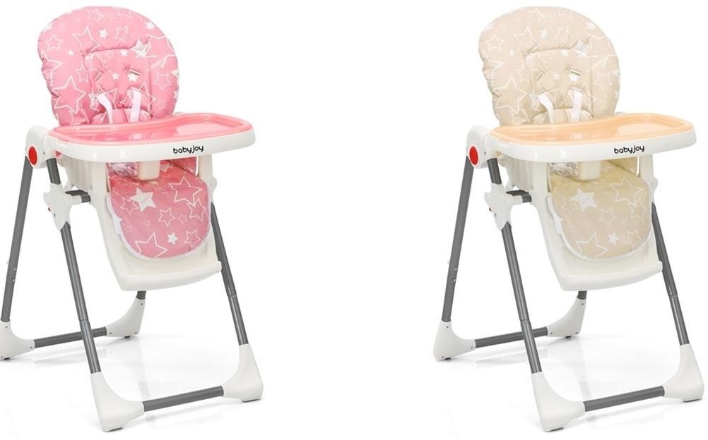 This recall involves Costway’s Babyjoy high chairs with model numbers BB5656PI, BB5656BE and BB5656GR.