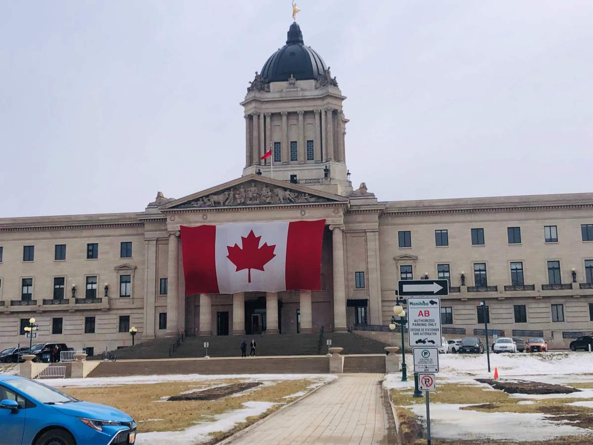The Manitoba Legislative Building.