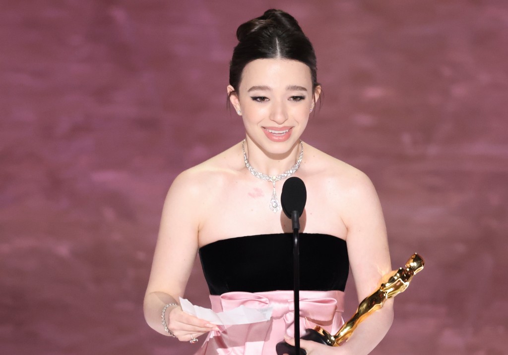 Mikey Madison at the 97th Oscars held at the Dolby Theatre on March 2, 2025 in Hollywood, California.