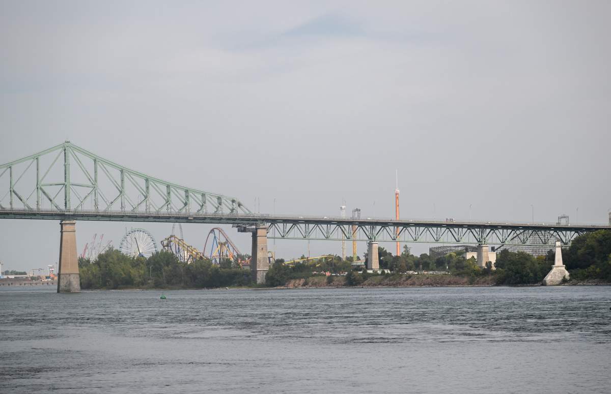 The Jacques Cartier bridge in Montreal, Thursday, September 19, 2024. 