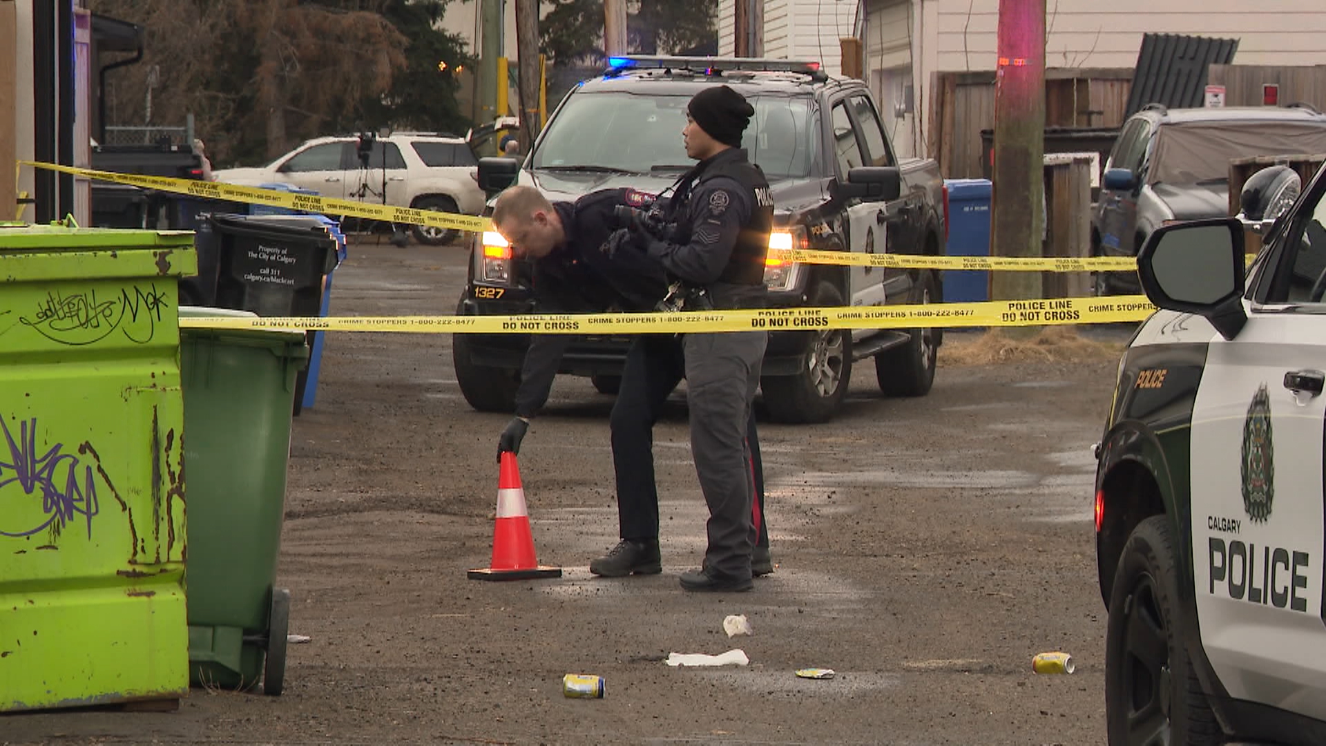 Калгари полицията твърди че стрелбата в северозападната общност на Сунисайд