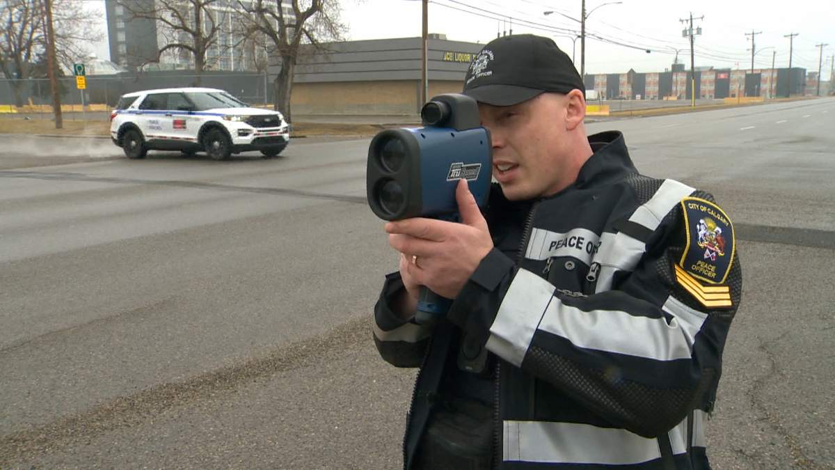 The city of Calgary's new traffic safety team includes 8 officers and 2 sergeants who will work in pairs.
