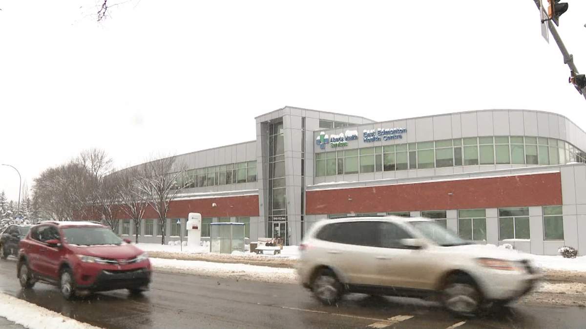 The only urgent care centre in Edmonton, seen here on Friday, March 28, 2025, was closed because of broken pipes.