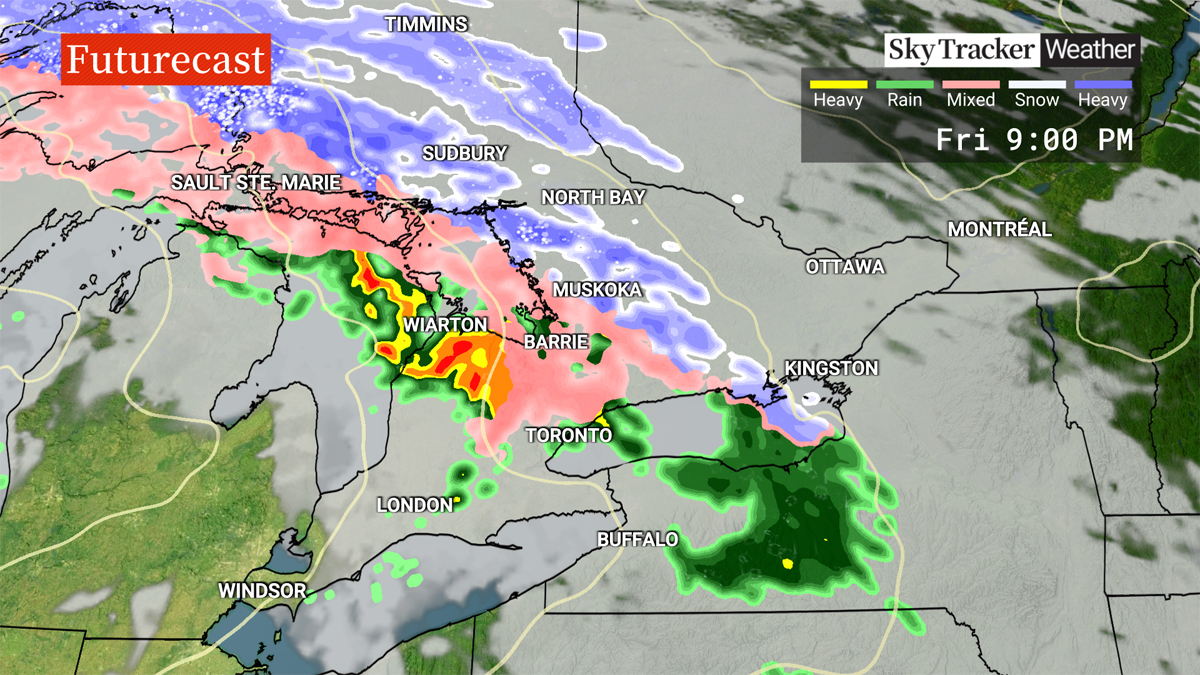Spring ice storm in forecast for a wide part of Ontario this weekend - image