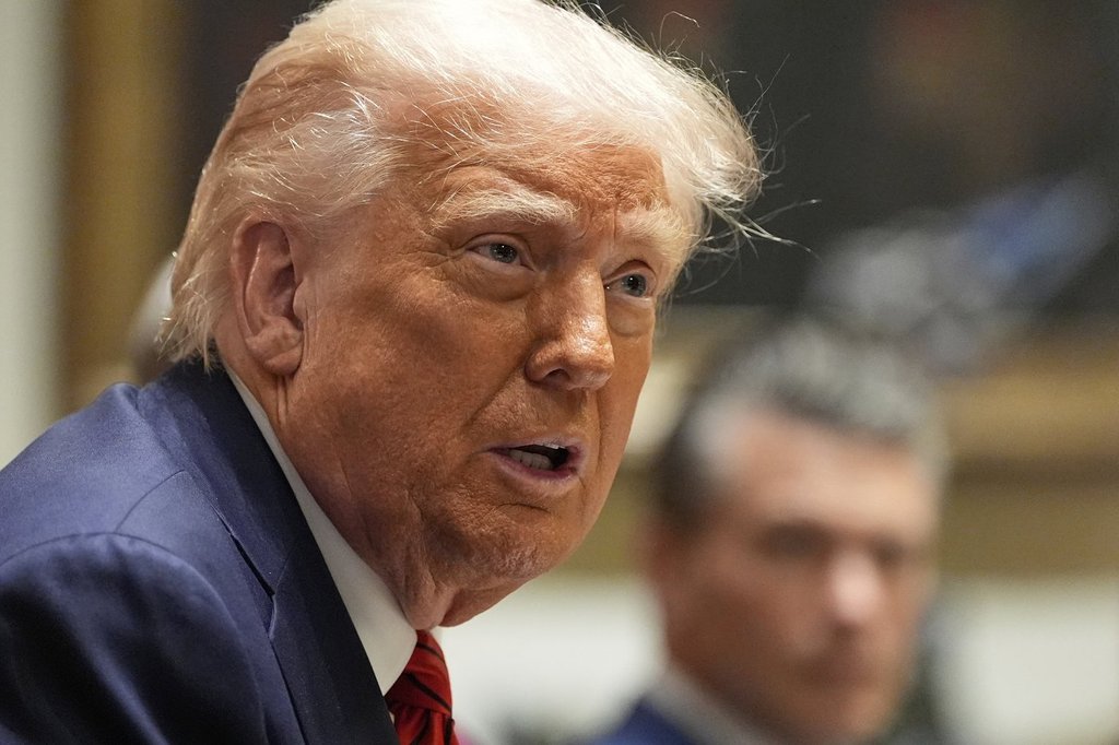 президентът Доналд Тръмп заяви в четвъртък че е в бързане