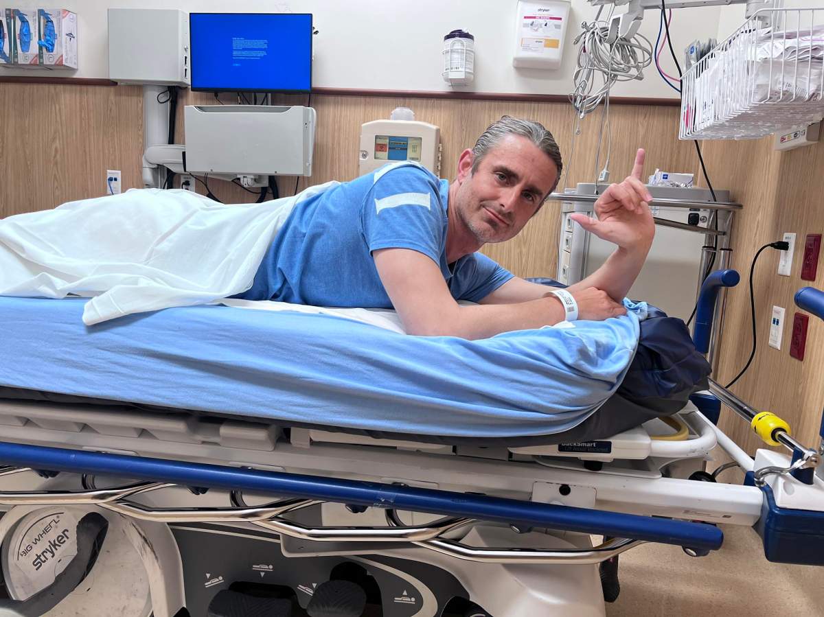 LaMendola recovering in hospital after being bitten by a sea lion in Southern California.