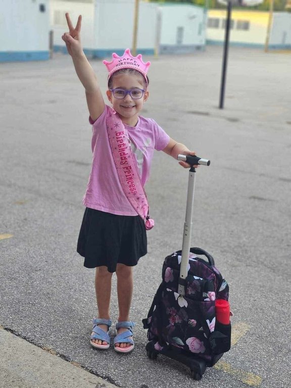 четиригодишната дъщеря на Крис Уолтърс избяга от училището си в