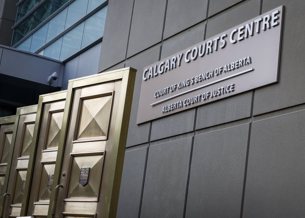 The Calgary Courts Centre is pictured in Calgary on Tuesday, Feb. 20, 2024.