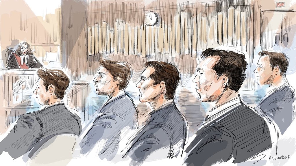 The sexual assault trial of five former members of Canada’s