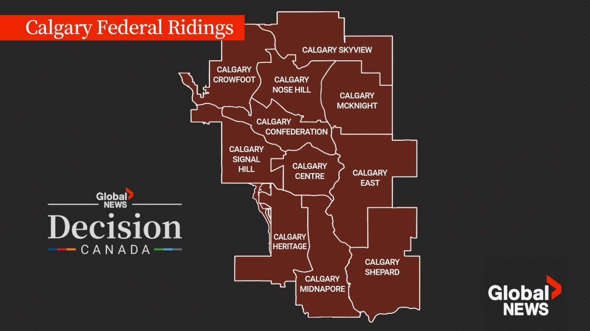 Calgary's booming population means the boundaries of many of the city's ridings in this year's federal election have been redrawn, and one more riding has been added, so the city now has a total of 11 ridings.
