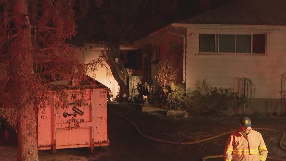 Firefighters in Calgary were called to a home in the 2200 block of Glenmount Drive S.W. at about 2:30 a.m. on April 22, 2025.
