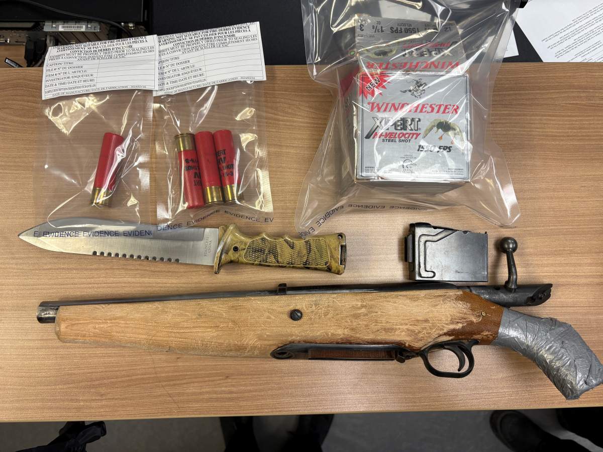 Contraband seized by Dauphin RCMP.