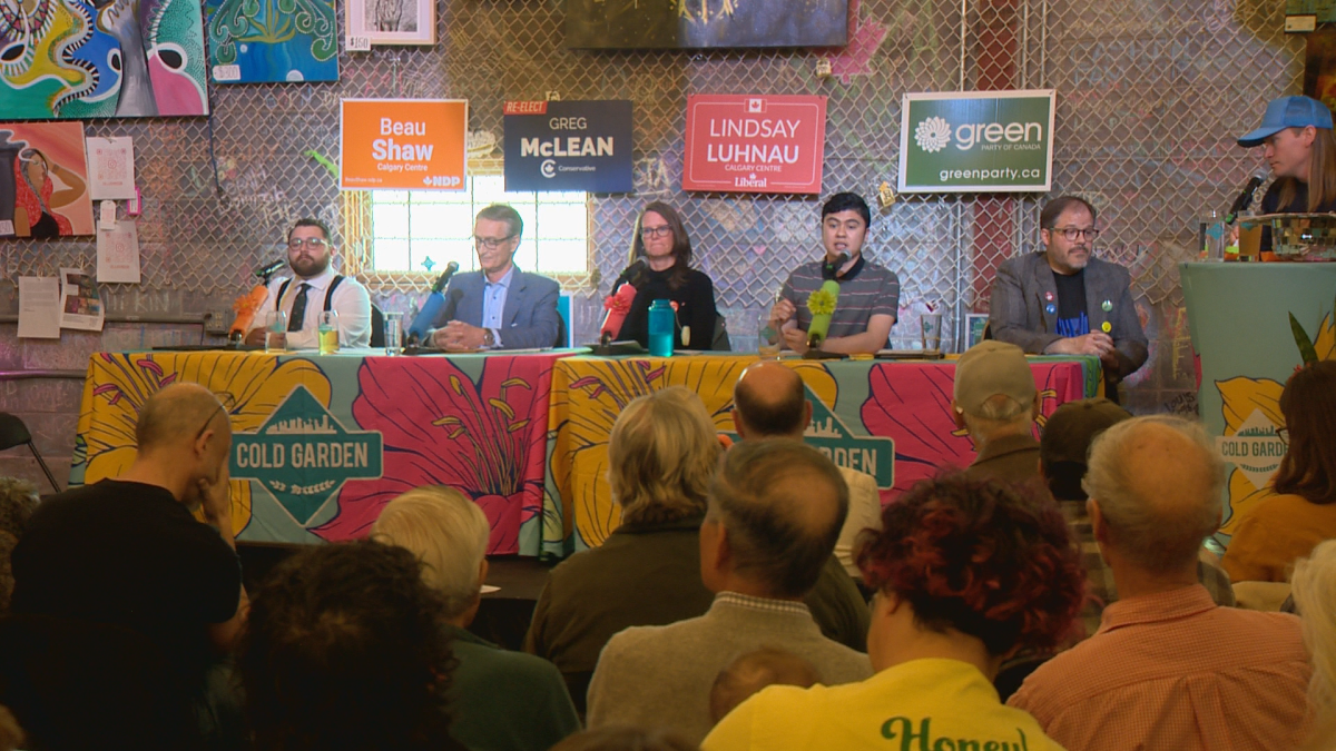 Five candidates debating