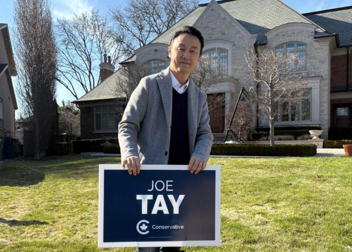 Conservative candidate Joe Tay is the target of a campaign on Chinese-language social media, according to Canada's election interference task force.