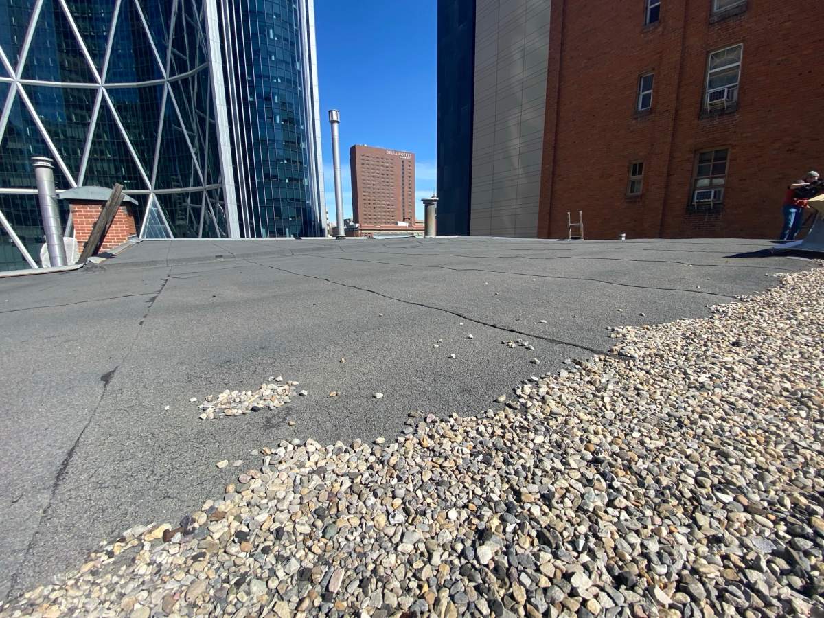 The roof of the #1 Royal Canadian Legion branch