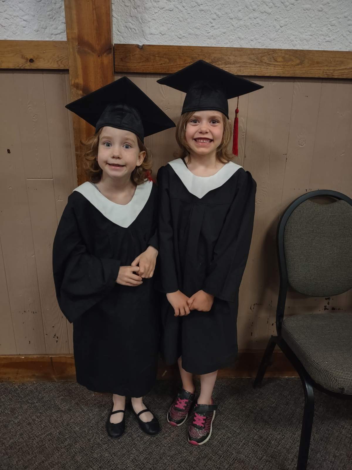 An undated photo of twins Emma and Madison Field.