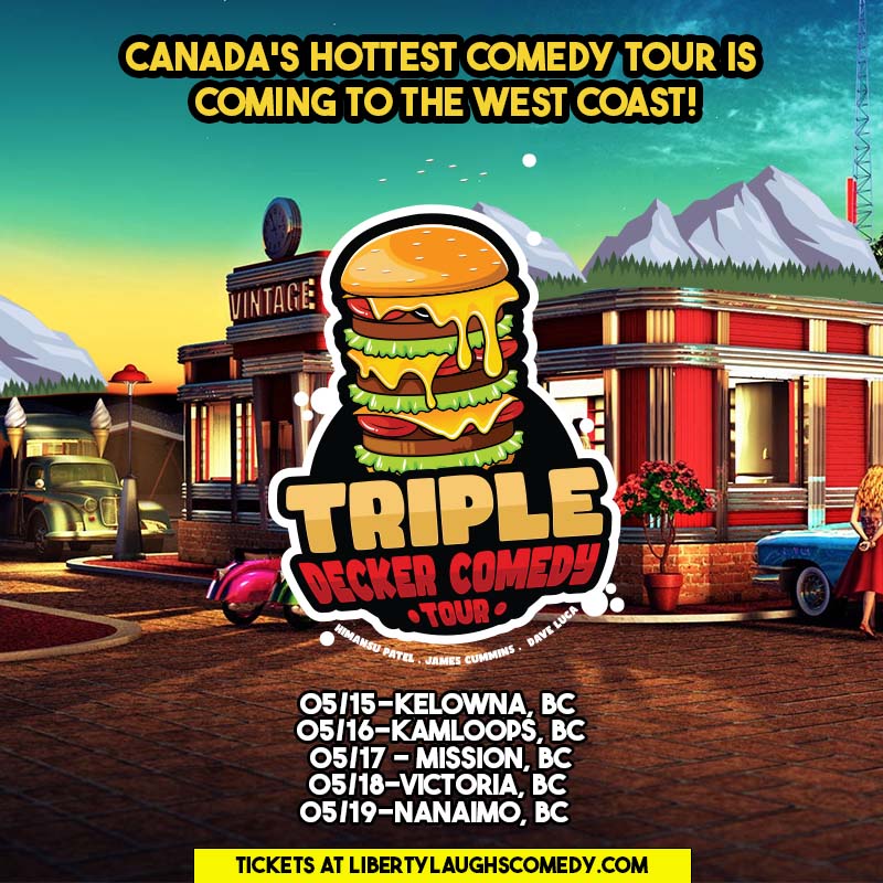 Triple Decker Comedy Tour West Coast – Kelowna - image