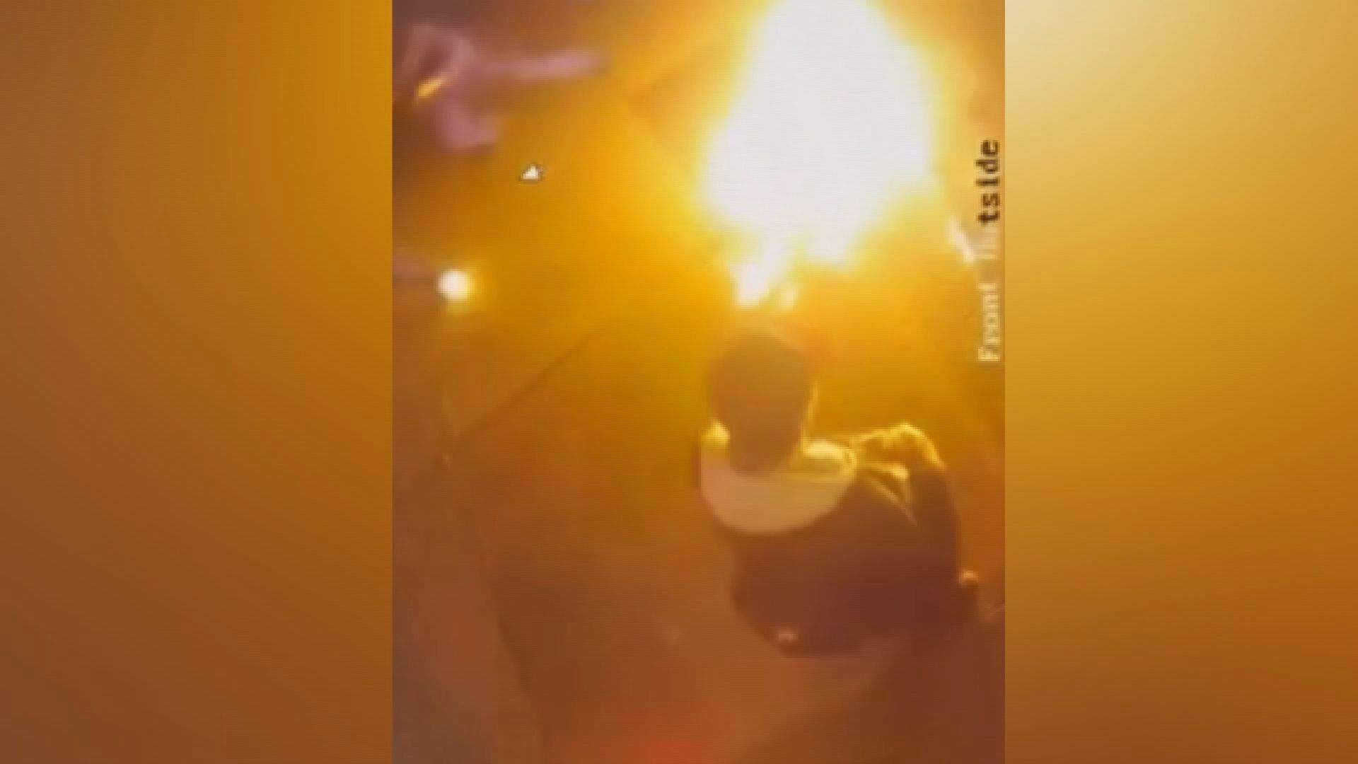 Man pleads guilty to setting Vancouver officer's uniform on fire