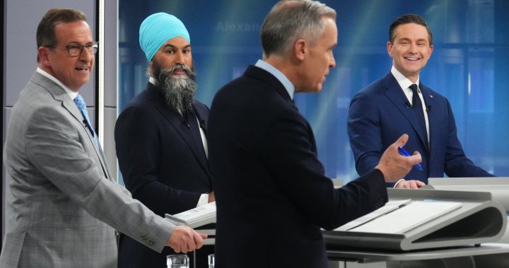 Лидерите на четирите основни политически партии в Канада ще се