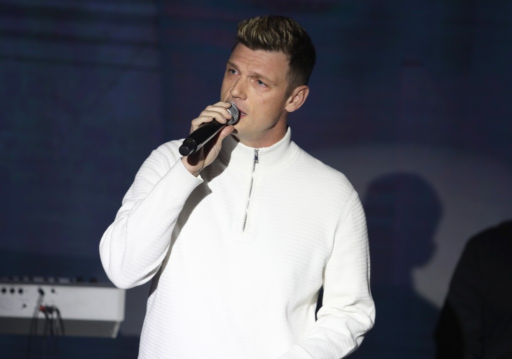 : Nick Carter performs during Songs For Tomorrow: A Benefit Concert in support f On Our Sleeves, The Movement for Children's Mental Health at Heart Weho on January 18, 2023 in West Hollywood, California.