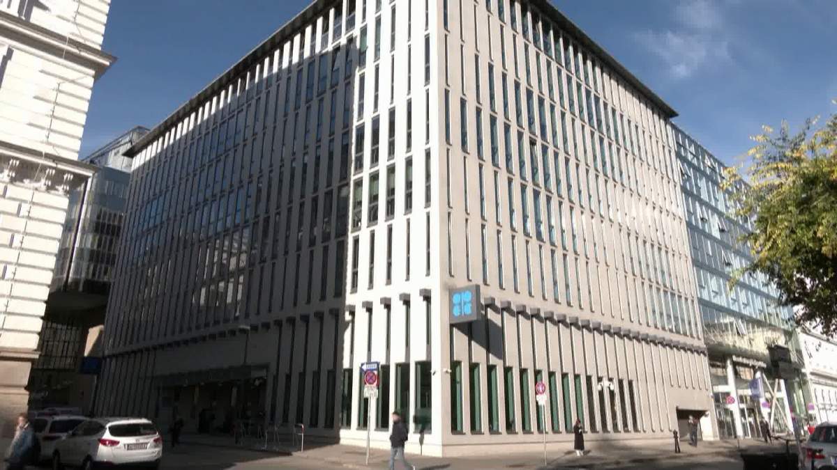 The headquarters of OPEC (Organization of the Petroleum Exporting Countries) in Vienna, Austria.