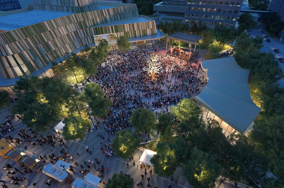The total cost of the Olympic Plaza and the adjacent Arts Commons transformation projects is expected to be $660 million.