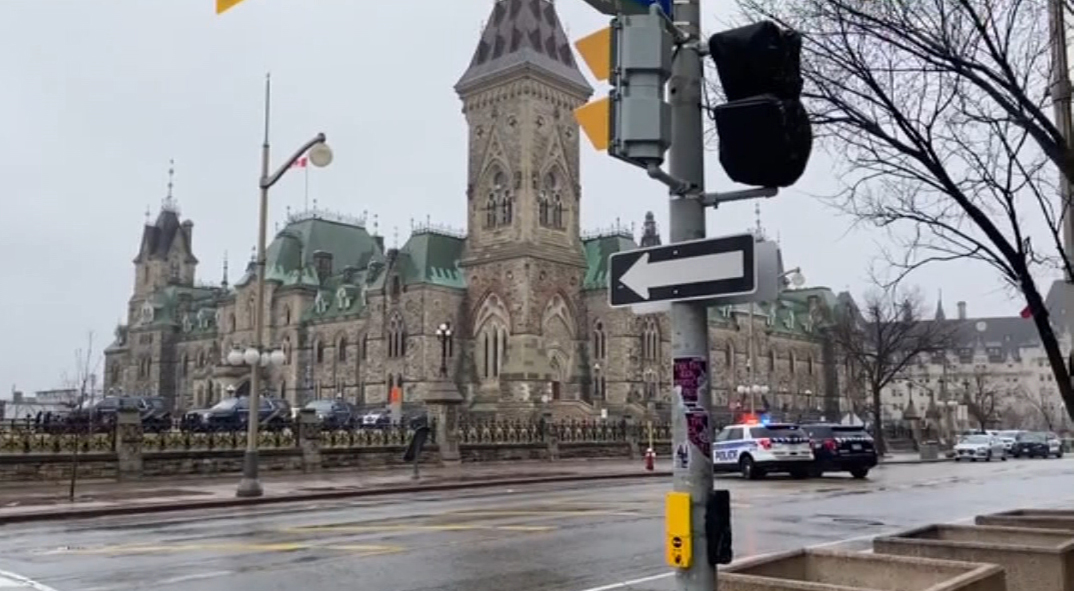 Ottawa police are asking the public to avoid the area around Parliament Hill as they respond to reports of a man barricaded in the East Block.