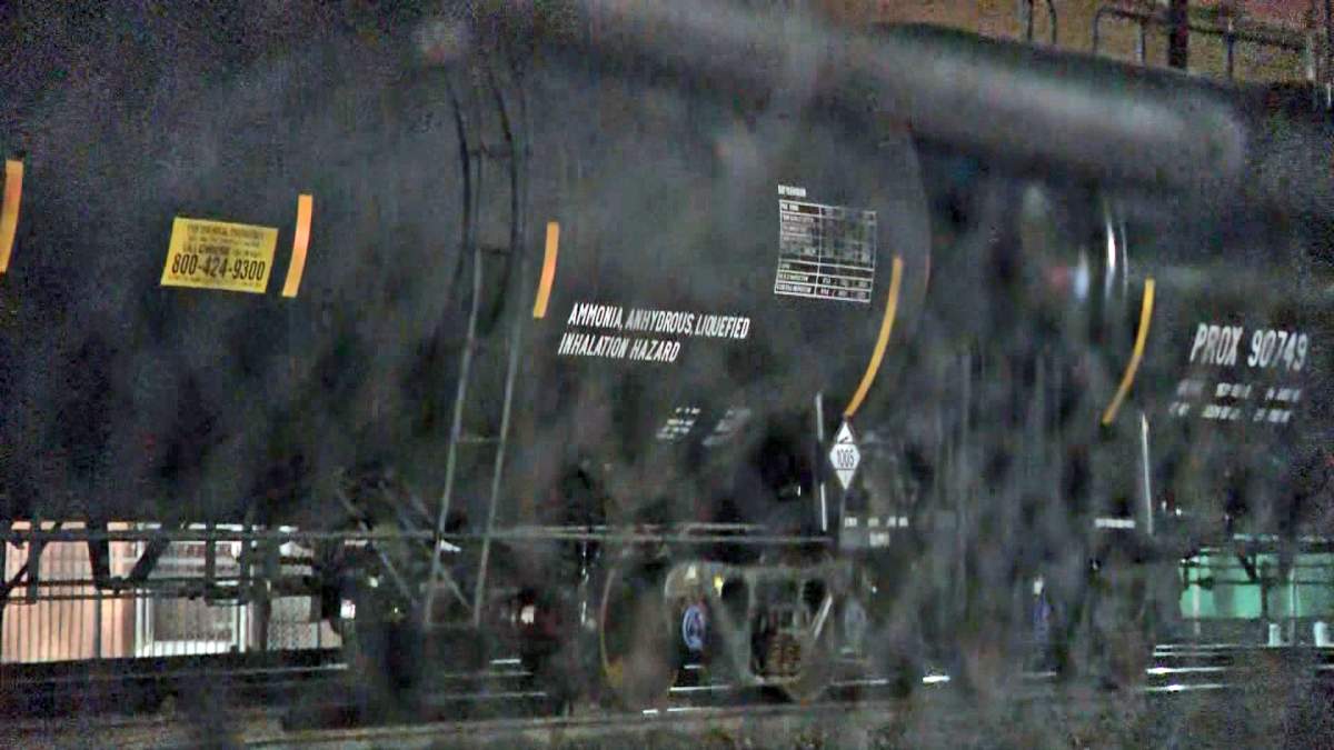 Calgary police say the CKPC freight train finally came to a stop about three kilometres from the scene of the collision.