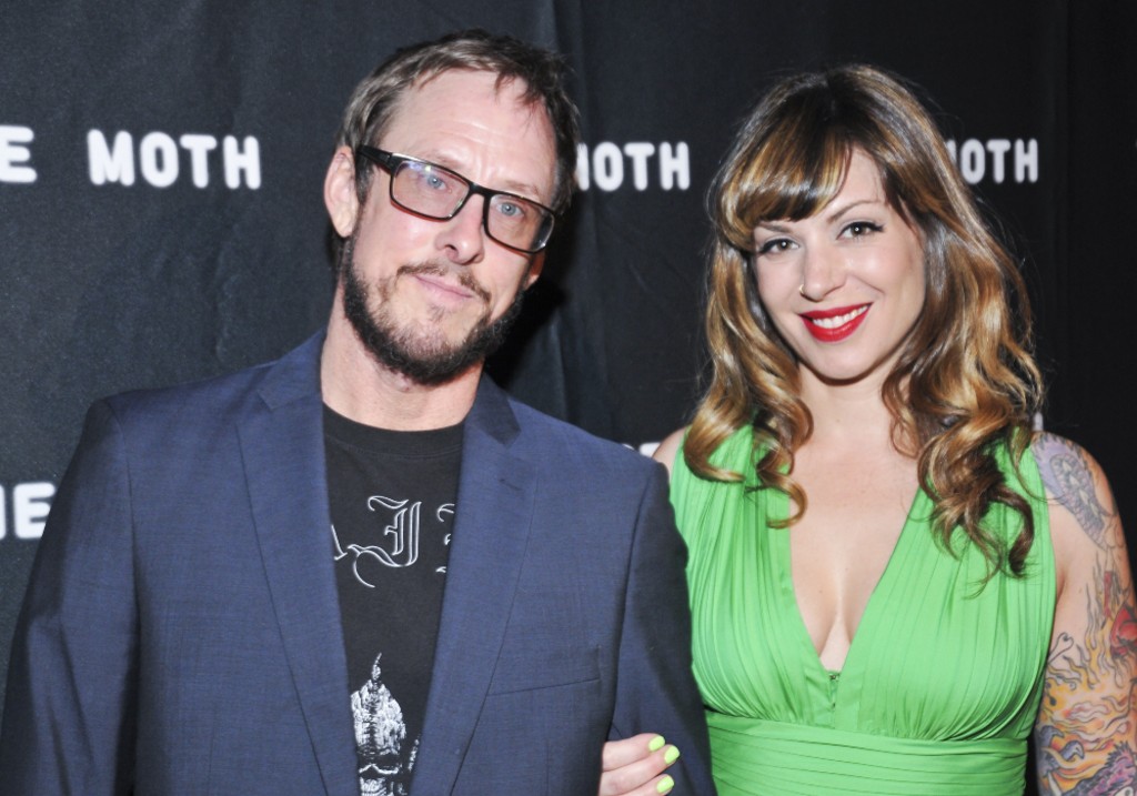Scott Shriner and Jillian Lauren attend the 2015 Moth Ball at Capitale on May 12, 2015 in New York City.