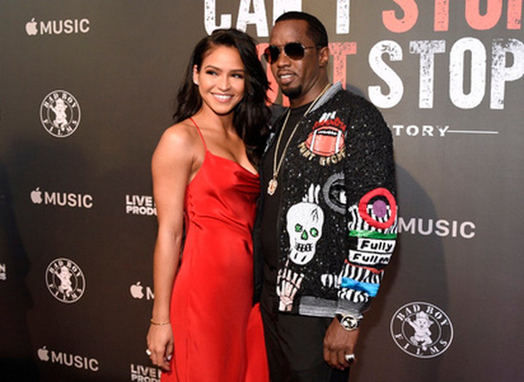 Cassie Ventura, left, and Sean "Diddy" Combs appear at the premiere of "Can't Stop, Won't Stop: A Bad Boy Story" on June 21, 2017, in Beverly Hills, Calif.