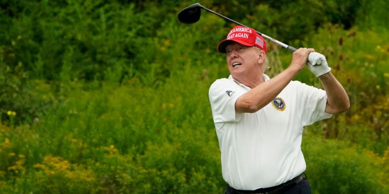 Trump hits Springsteen with a golf ball in fake video as feud escalates