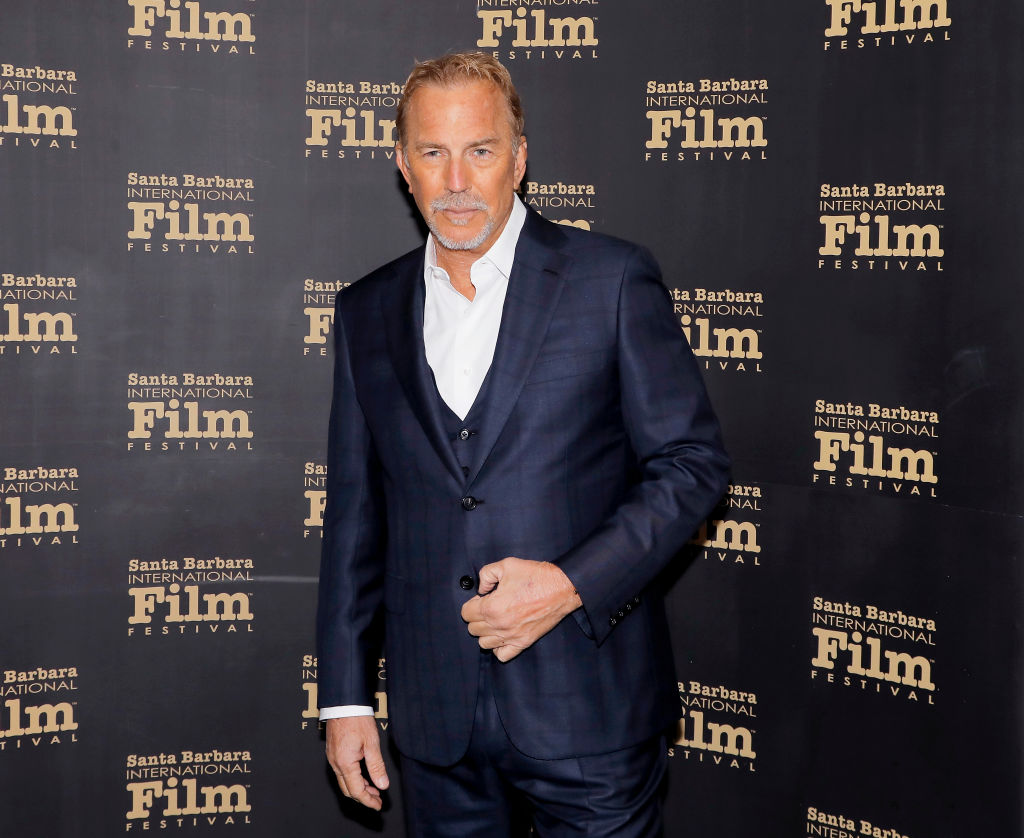 Actor Kevin Costner and producers of his film Horizon An