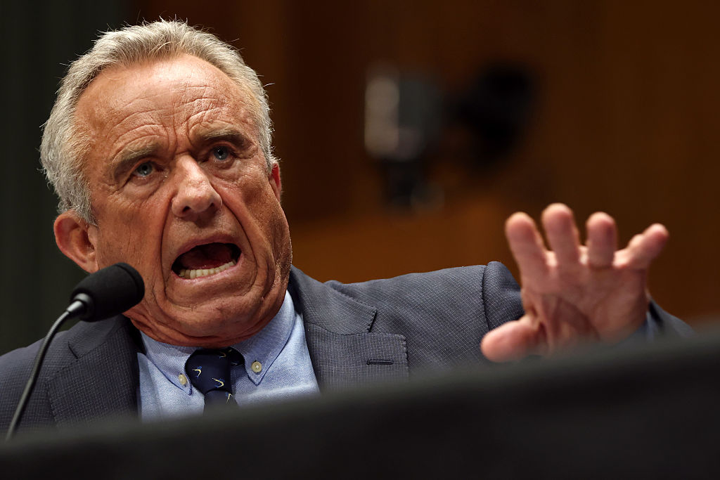 U.S. Secretary of Health and Human Services Robert F. Kennedy Jr. testifies before the Senate Committee on Health, Education, Labor, and Pensions on Capitol Hill on May 14, 2025 in Washington, DC. Kennedy testified before the Senate Committee on the Department of Health and Human Services' proposed 2026 fiscal year budget.