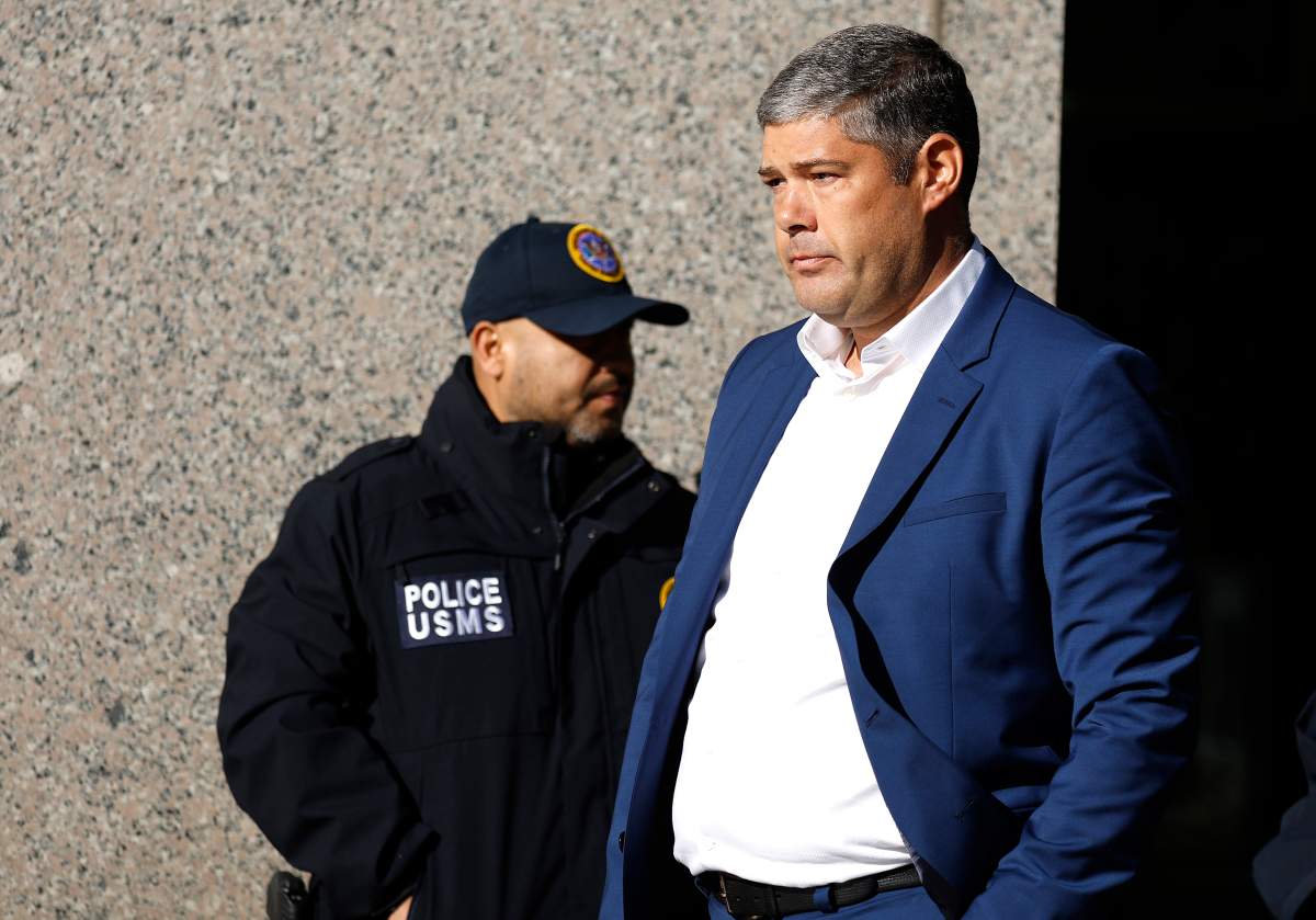 David James witness for the prosecution arrives at Manhattan Federal Court during the Sean 'Diddy' Combs' trial on May 20, 2025 in New York City.
